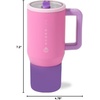image:imageHydroJug Traveler 20oz Kids Insulated Tumbler with Handle LadybugPink Sugar
