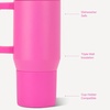 image:imageHydroJug Traveler 20oz Kids Insulated Tumbler with Handle LadybugRazzle