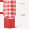 image:imageHydroJug Traveler 20oz Kids Insulated Tumbler with Handle LadybugSummer Picnic