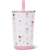 image:imageHydroJug Everyday Tumbler 14 oz CeramicLined Straw Cup FootballBallerina