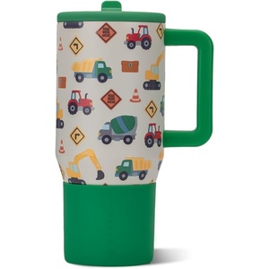 image:imageHydroJug Traveler 20oz Kids Insulated Tumbler with Handle LadybugUnder Construction